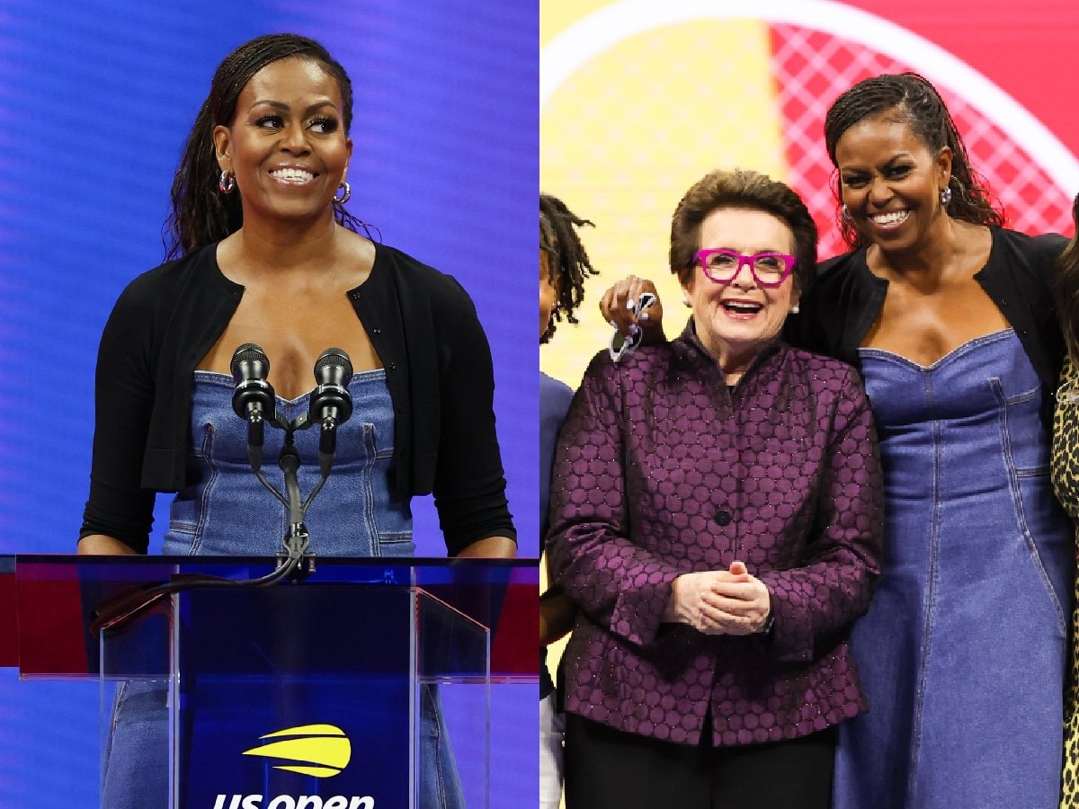 “Far too many tournaments still need to give equal pay,” Michelle Obama gives a rousing speech highlighting the gender pay gap as she honors Billie Jean King at the US Open