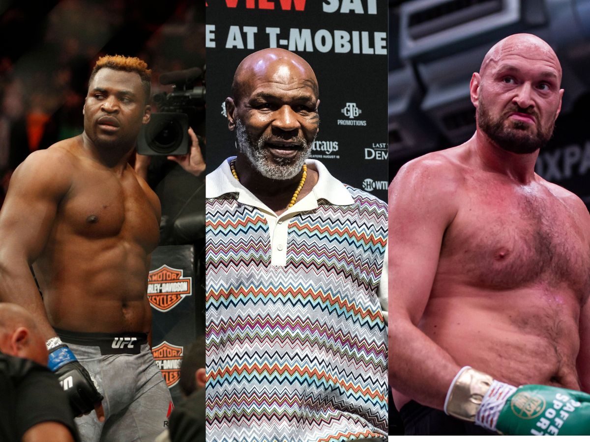 Mike Tyson coached Francis Ngannou for his bout against Tyson Fury