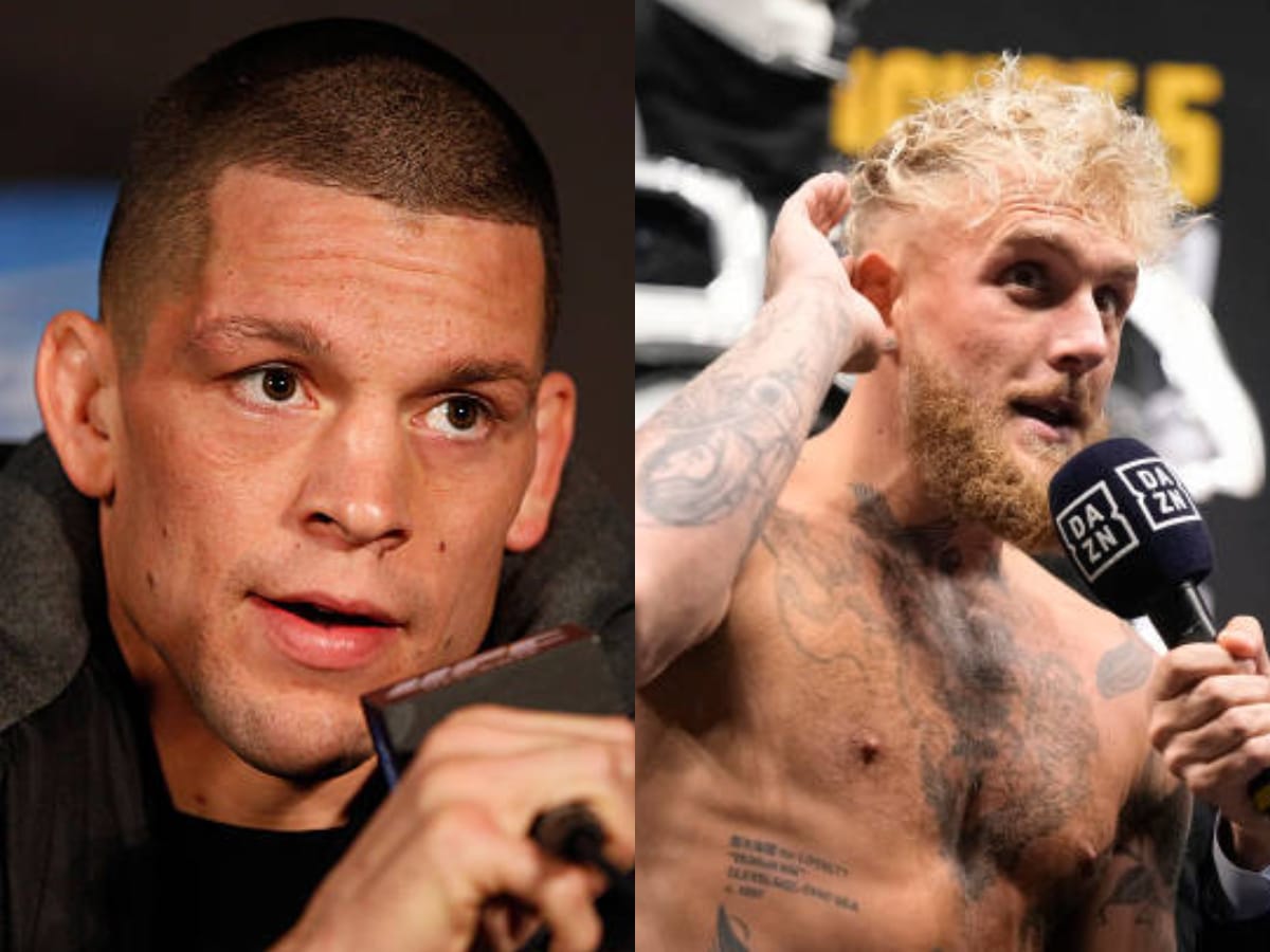 “He was shook” – Fans hilariously react as Nate Diaz casually calls Jake Paul the ‘N-word’