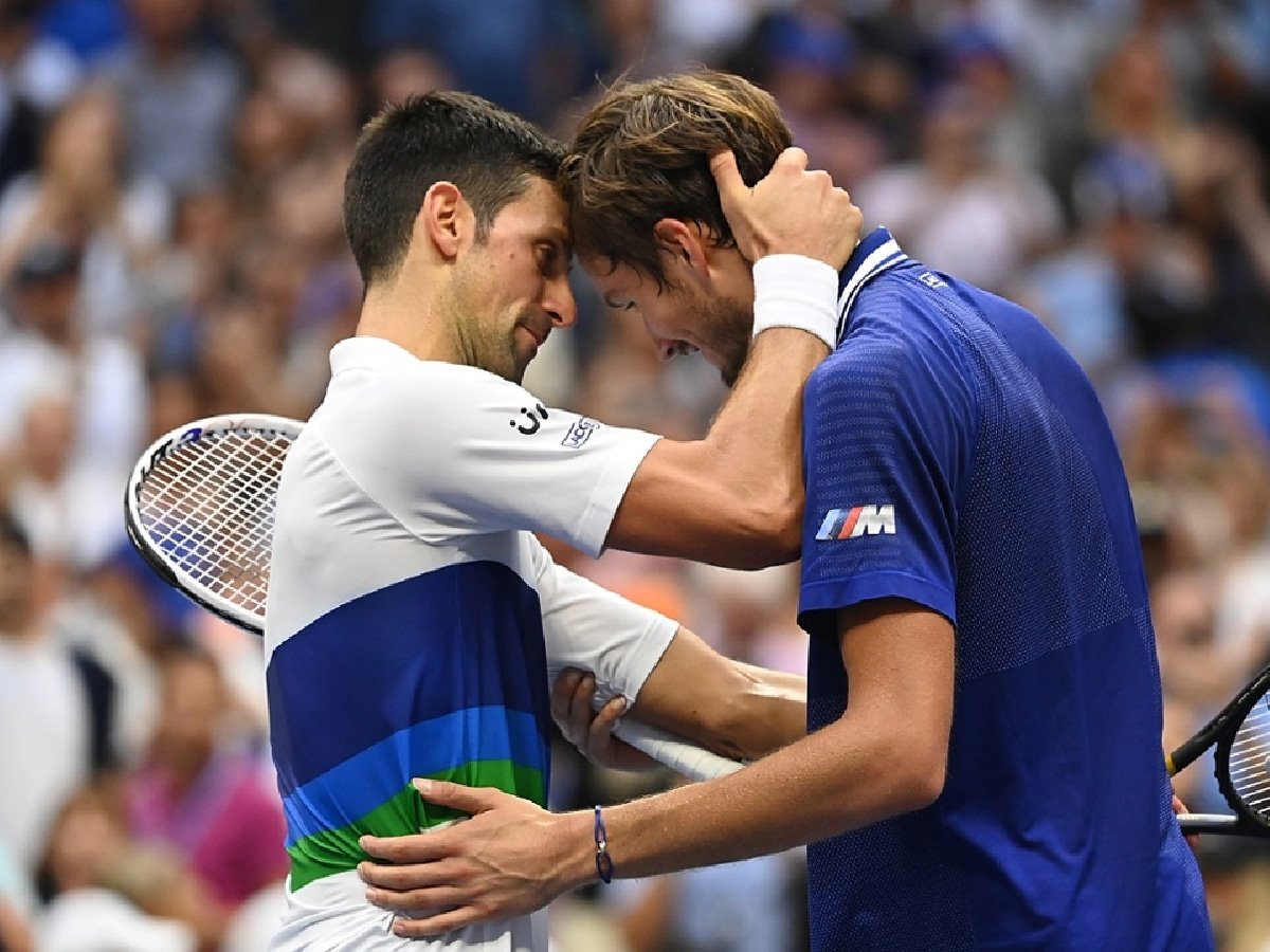 Novak Djokovic Daniil Medvedev