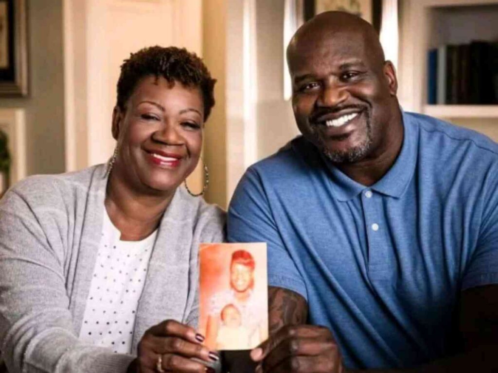 Shaq and his mother