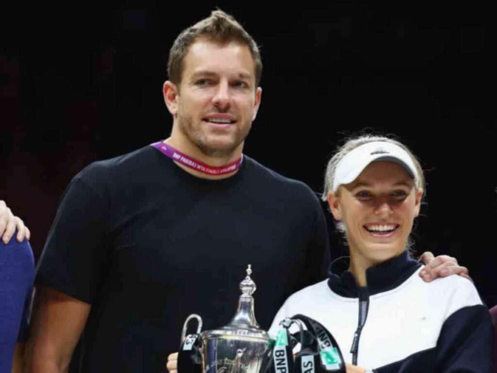 David Lee and Caroline Wozniacki 