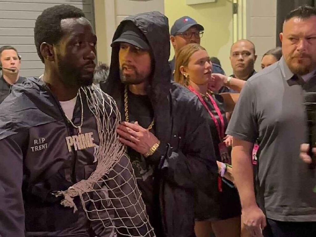 Terence Crawford with Eminem