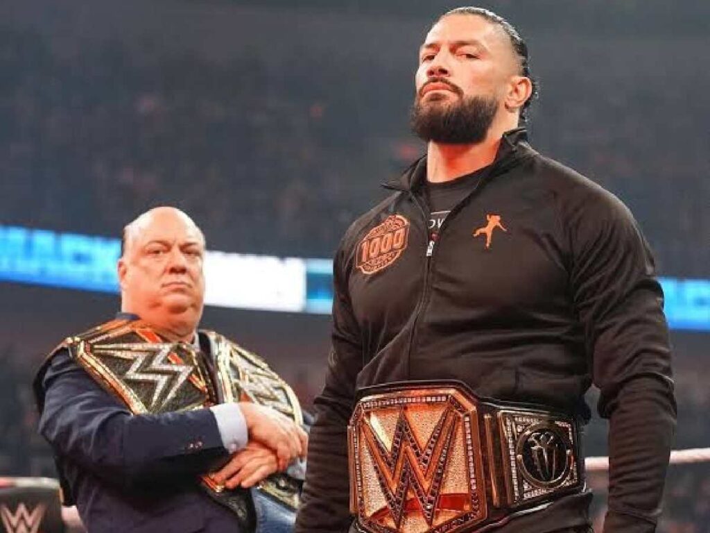 Roman Reigns with Paul Heyman