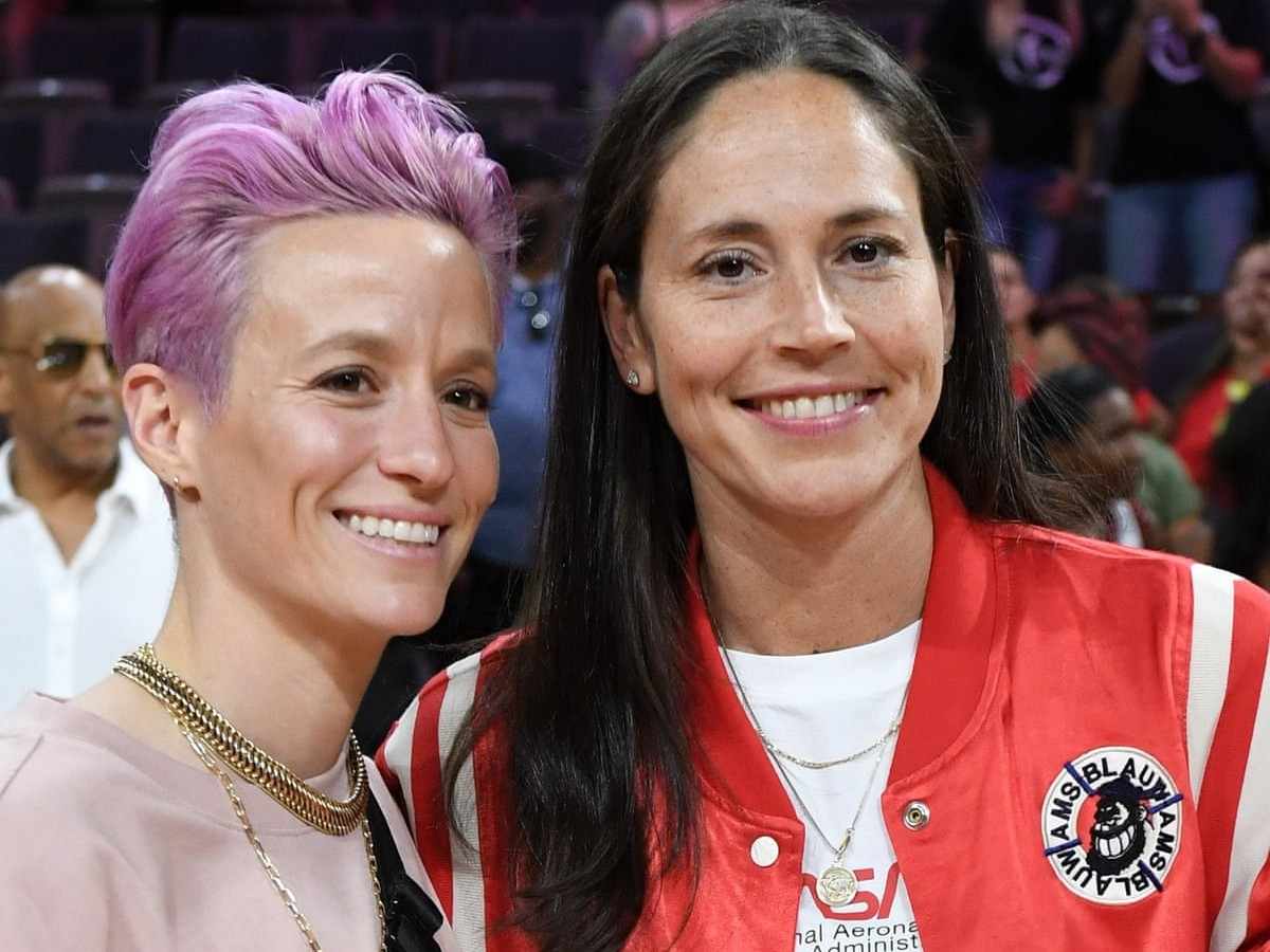 Megan Rapinoe and Sue Bird