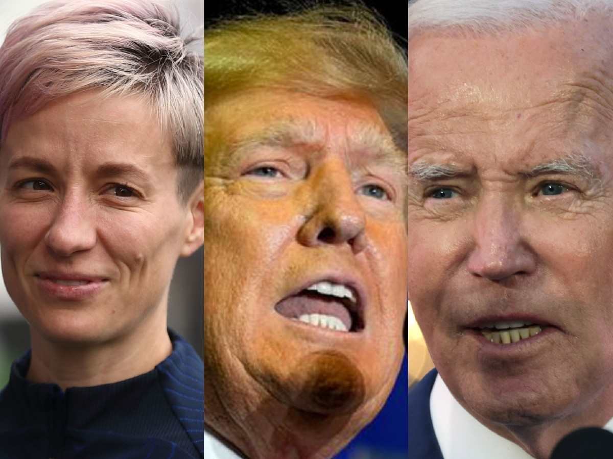 Donald Trump BLAMES Joe Biden for USWNT’s humiliating World Cup loss while conspiring LQBTQ+ activist Megan Rapinoe’s entry into politics