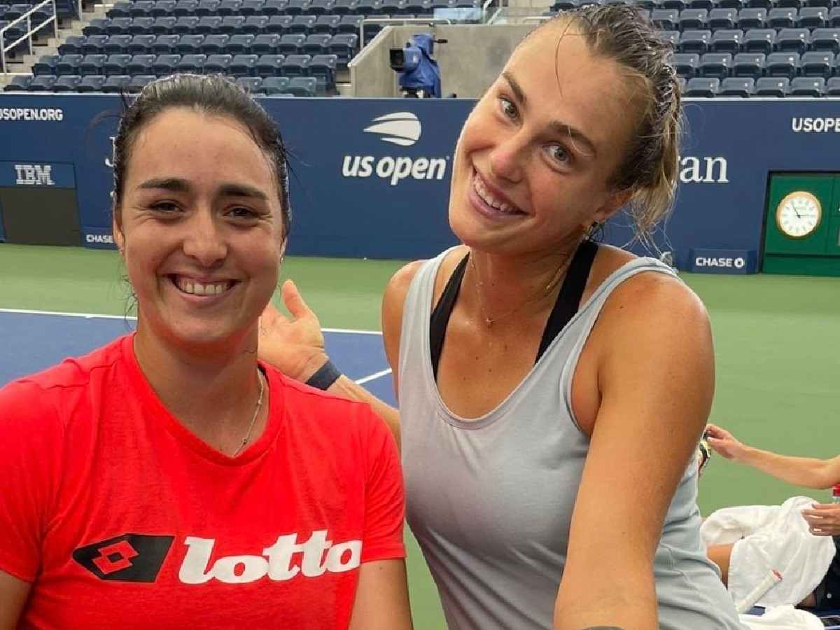 WATCH: Aryna Sabalenka calls Ons Jabeur ‘annoying’ as she cracks up the crowd in Cincinnati before wishing the Tunisian recovers for the US Open