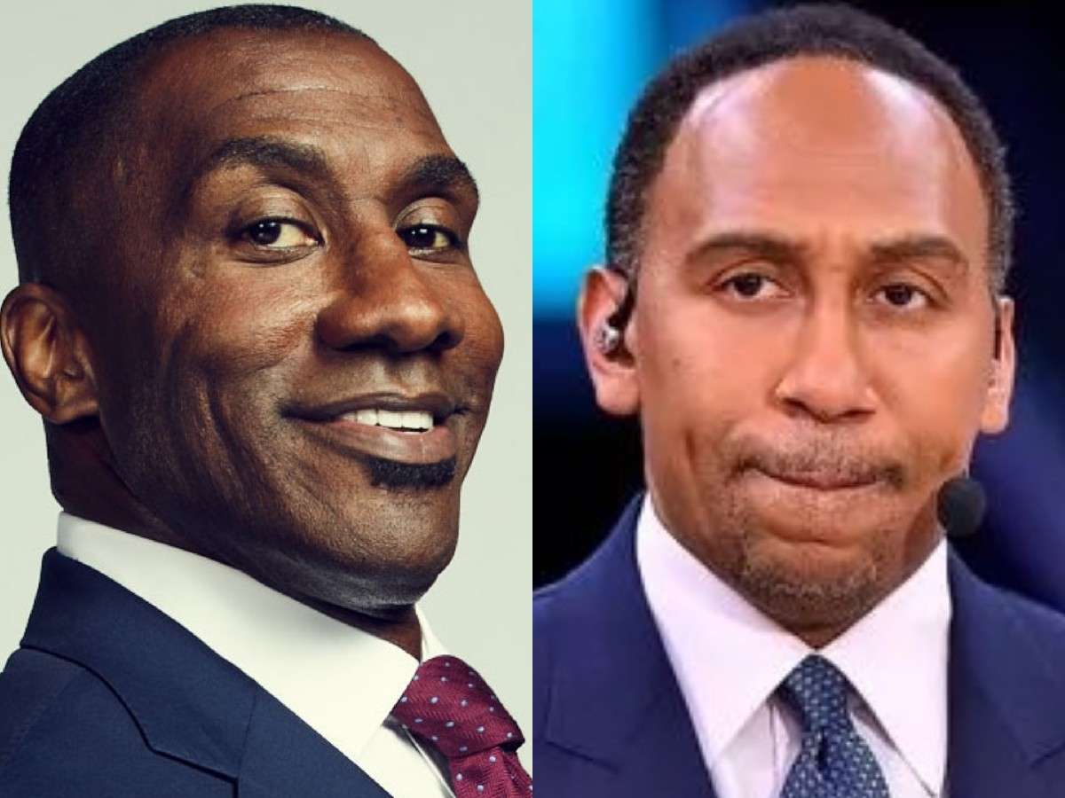 Shannon Sharpe (L) and Stephen A Smith (R)