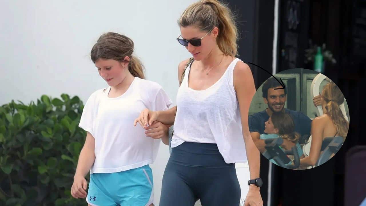 Tom Brady’s ex-wife Gisele Bundchen FLAUNTS her abs while working out with rumored boyfriend Joaquim Valente and daughter Vivian