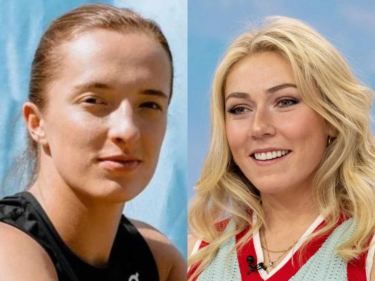 WATCH: Skiing legend Mikaela Shiffrin welcomes Iga Swiatek to ‘Team Visa’ before calling the Pole an inspiration