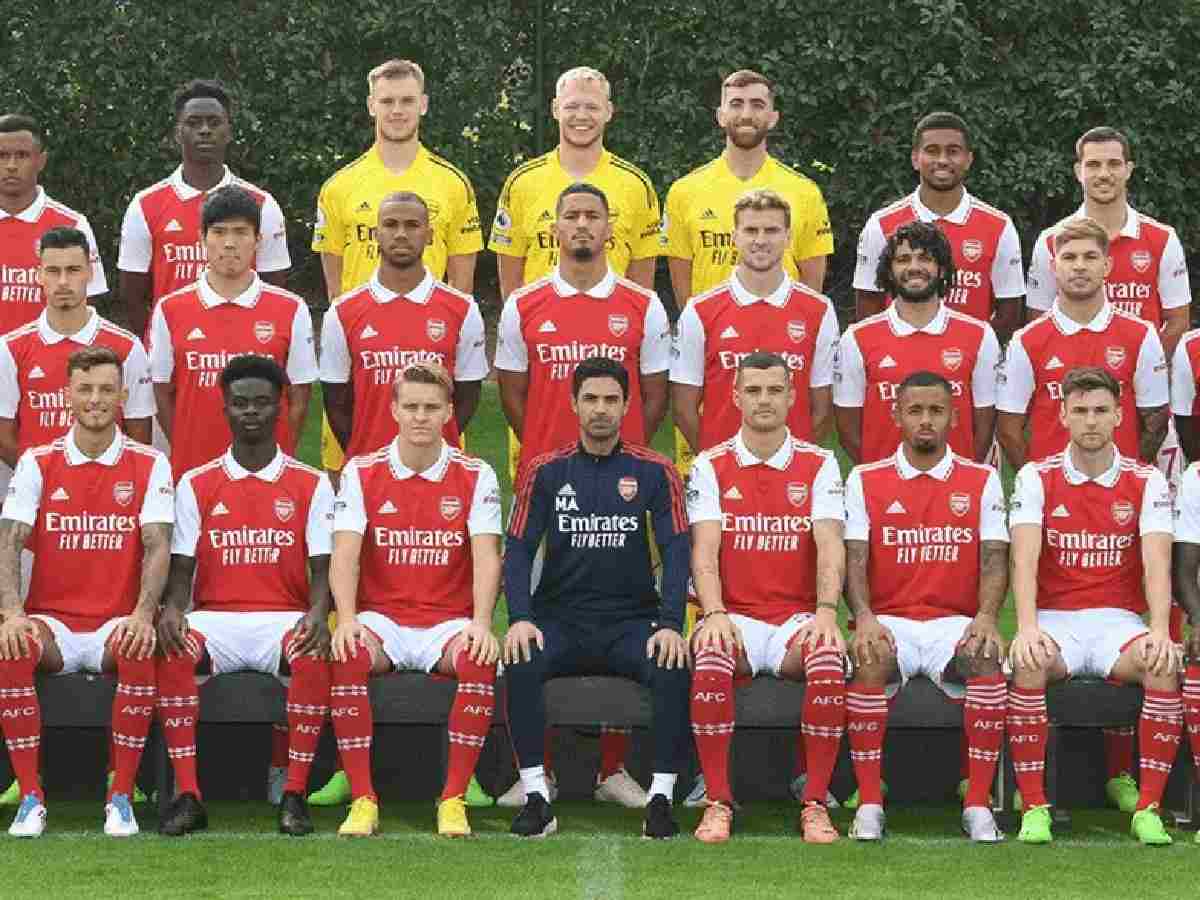 The Gunners' 22/23 squad. 