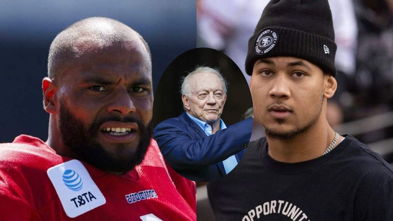 Cowboys’ Dak Prescott UPSET with the team cutting Will Grier a day after Jerry Jones acquired Trey Lance without informing the QB1