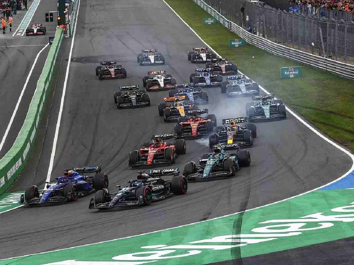 2023 Dutch GP start (image via Motorsport.com0