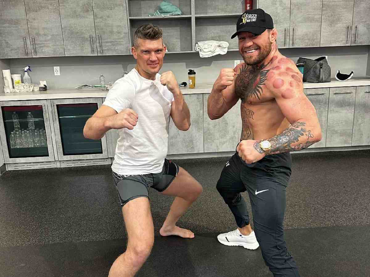 Stephen Thompson and Conor McGregor