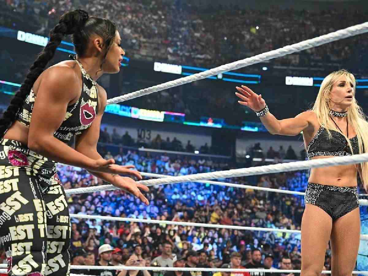 Bianca Belair and Charlotte Flair