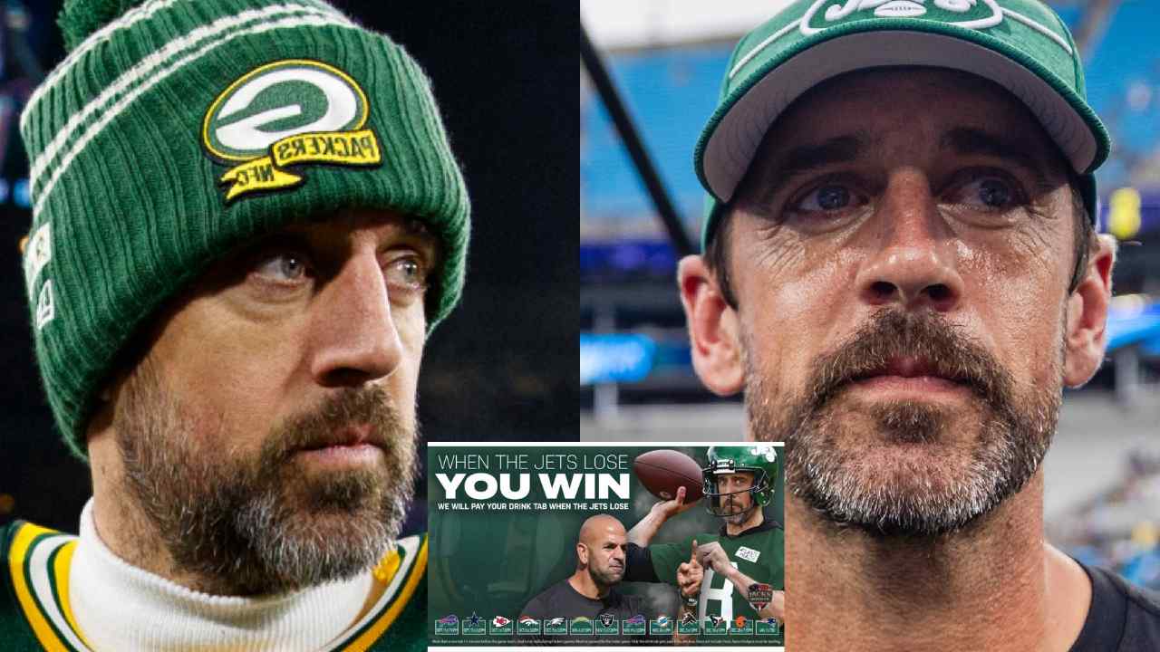 Milwaukee bar announces free drinks for ex-Green Bay QB Aaron Rodgers’ failures at the Jets as a ‘unique’ marketing gimmick