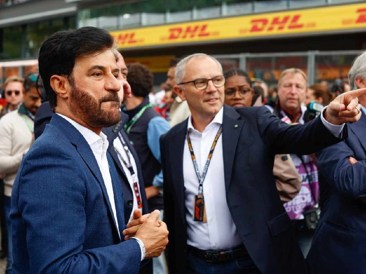 Mohammed Ben Sulayem (uae), President of the FIA, DOMENICALI Stefano (ita), Chairman and CEO Formula One Group