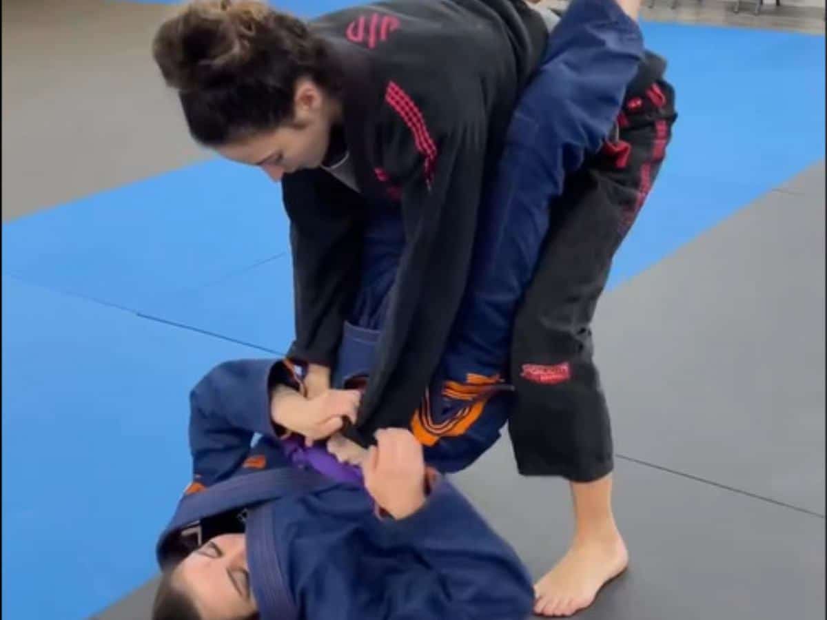 Sean O'Malleys sister practices jiu jitsu