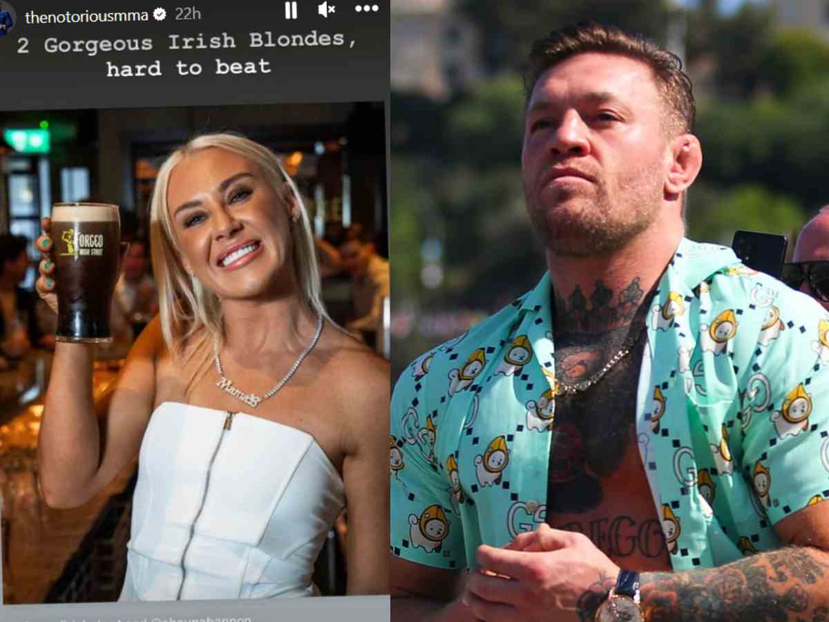 $200 million man Conor McGregor flexes ‘2 gorgeous Irish blondes’ to share success of multi-million worth drink