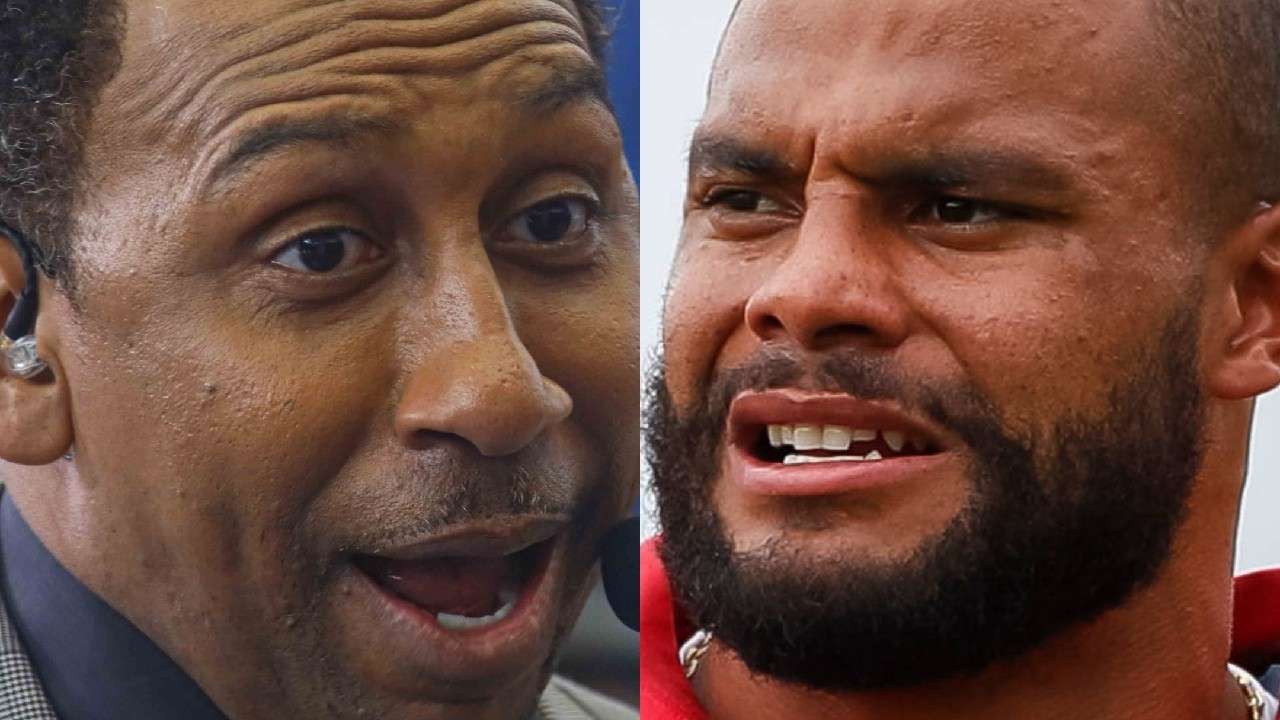 Stephen A Smith trolls Cowboys star Dak Prescott after Dallas lose to  Arizona Cardinals by comparing the QB's throwing to his first pitch at the  Yankees last week