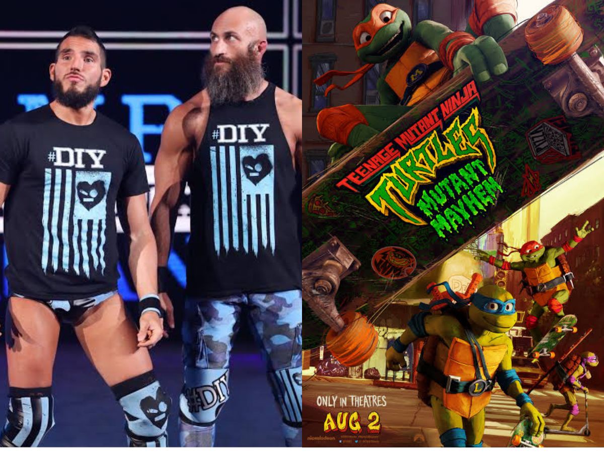 Tomasso Ciampa and Johnny Gargano and TMNTMM Movie