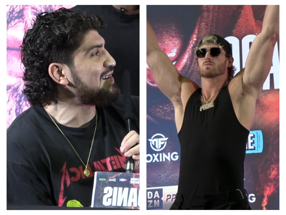 Dillon Danis mocks Logan Paul’s WWE training after ripping him apart during the press conference