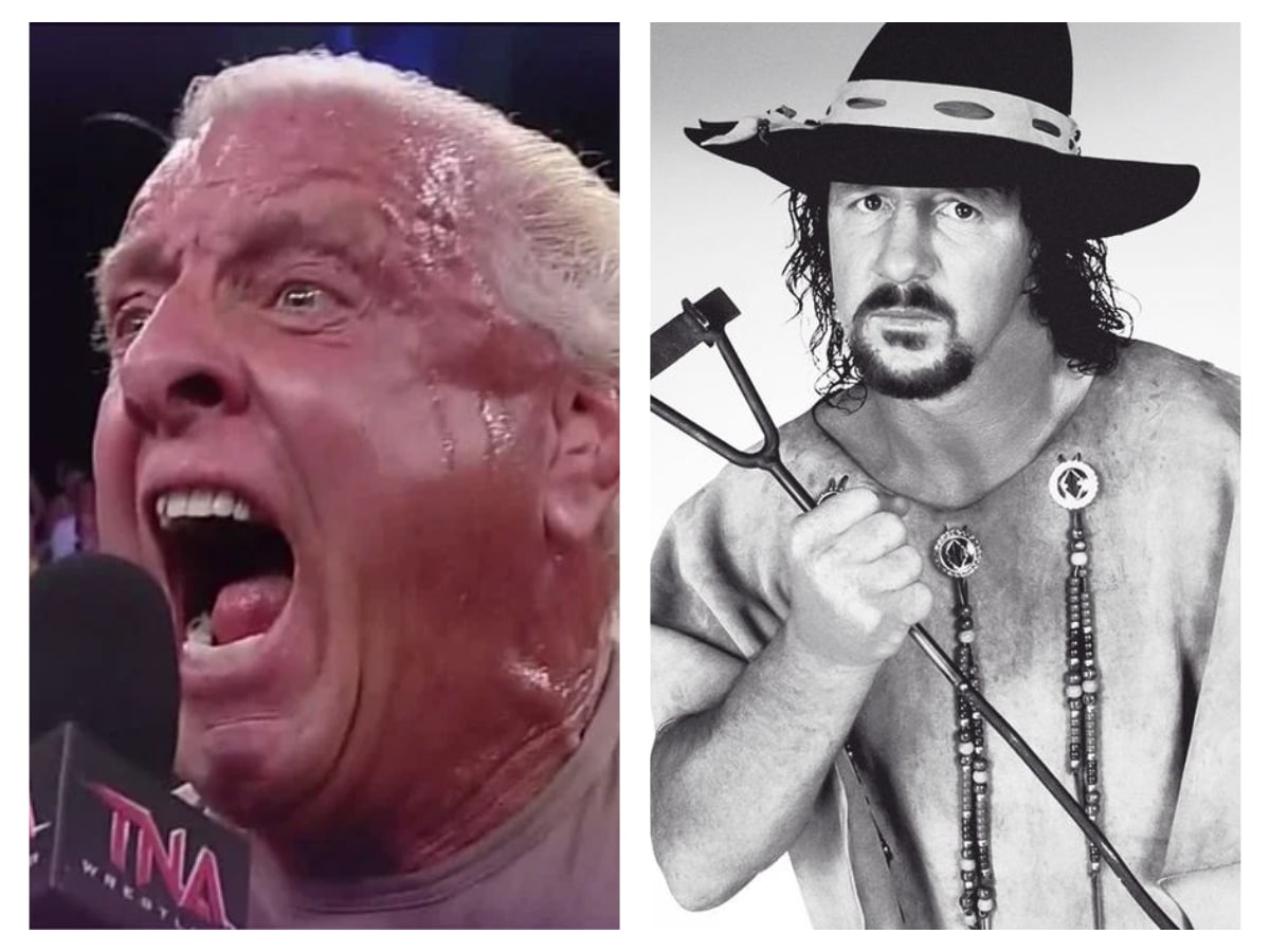 Ric Flair BLASTS ESPN for snubbing Terry Funk’s passing over a football player being arrested