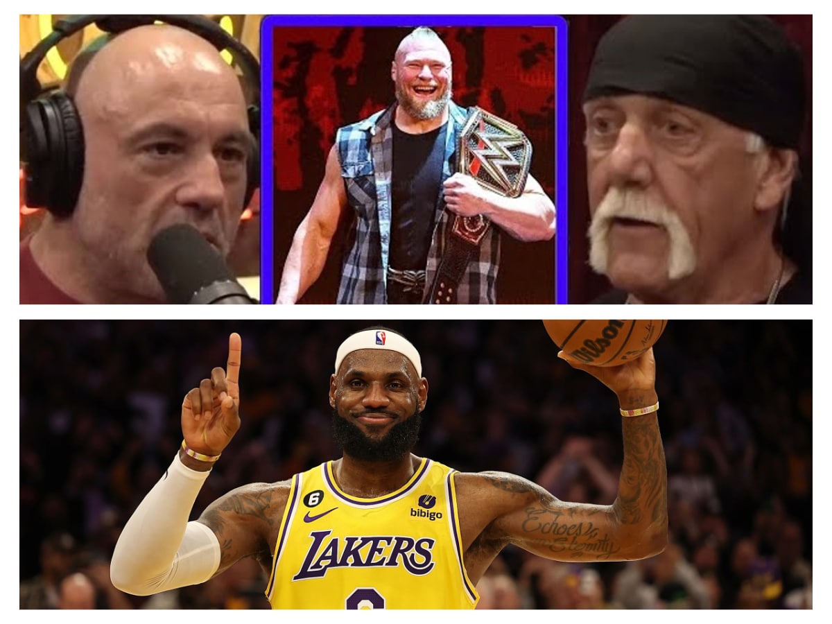 Hulk Hogan and Joe Rogan agree Brock Lesnar is the closest ‘genetic freak’ to NBA superstar LeBron James