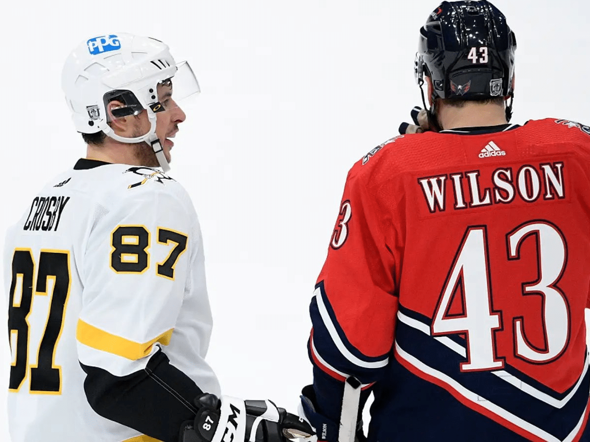 Sidney Crosby and Tom Wilson [Image Credit: HockeyFeed - Twitter]