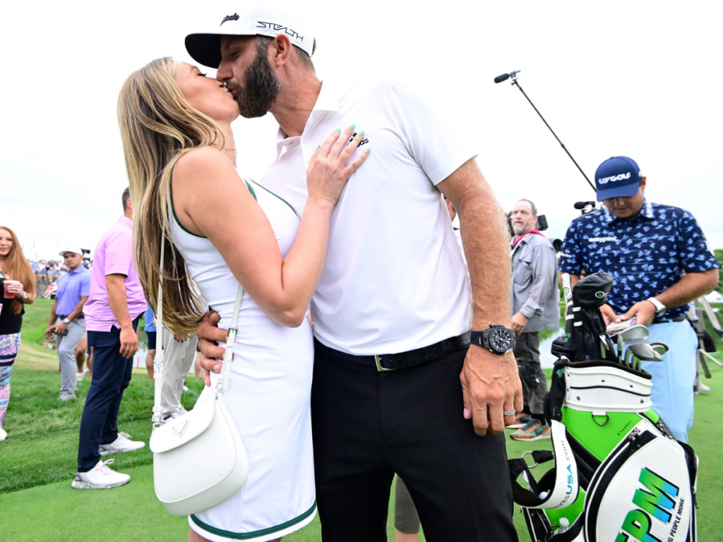 Dustin Johnson and Paulina Gretzky [Image Credit: NY Post]