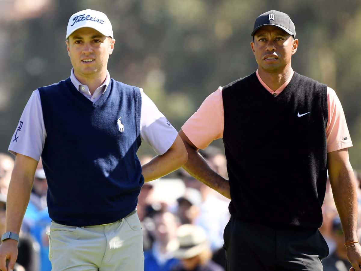 “Excited to have Tiger,” Justin Thomas expresses CONFIDENCE in 15-time major champion Tiger Woods on joining as Player Director of PGA Tour