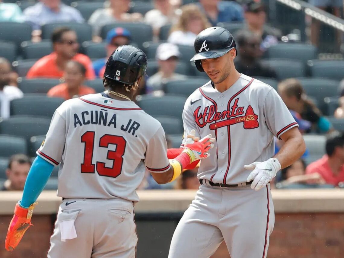 Atlanta Braves celebrating