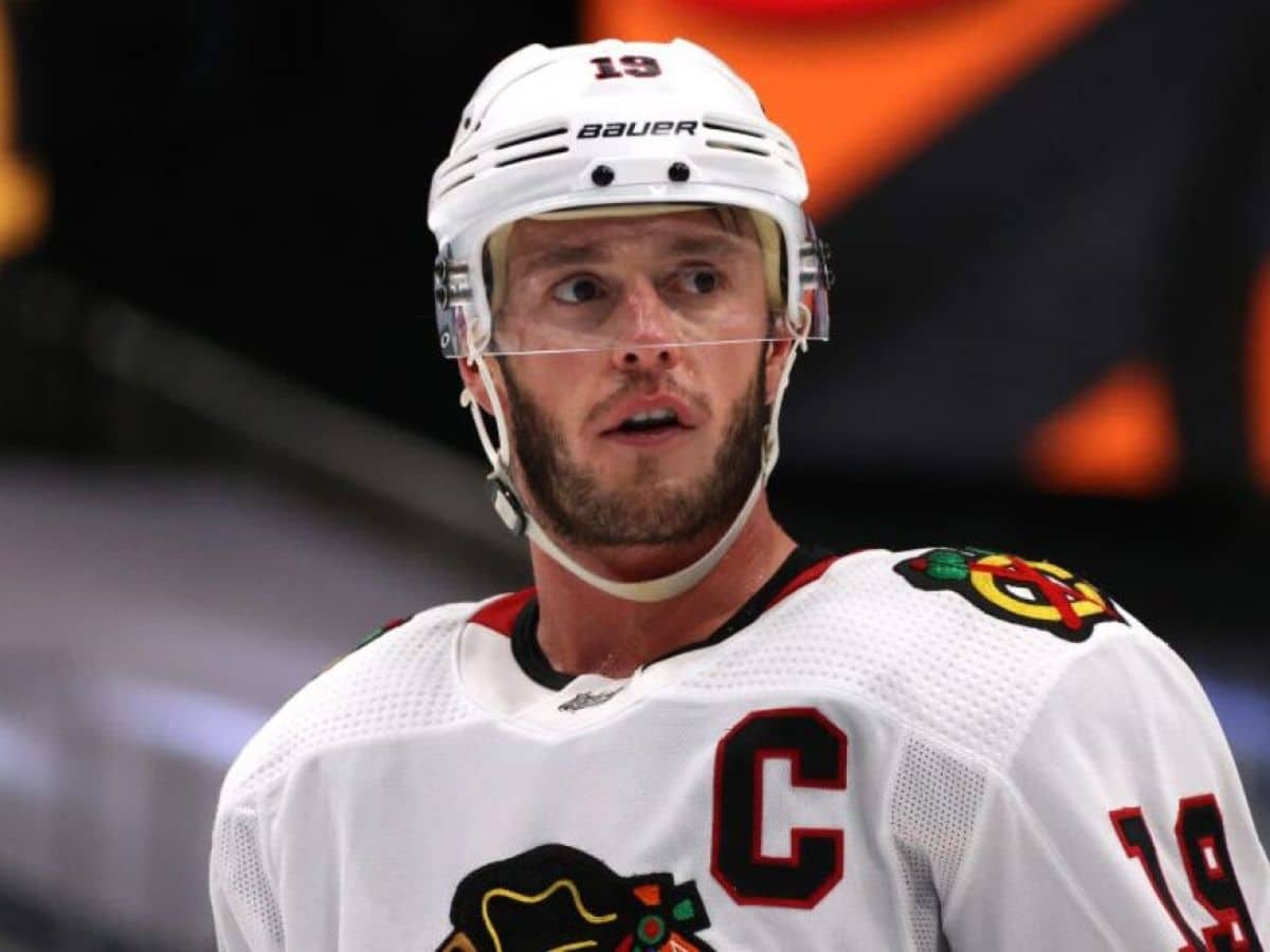 Jonathan Toews with the Chicago Blackhawks