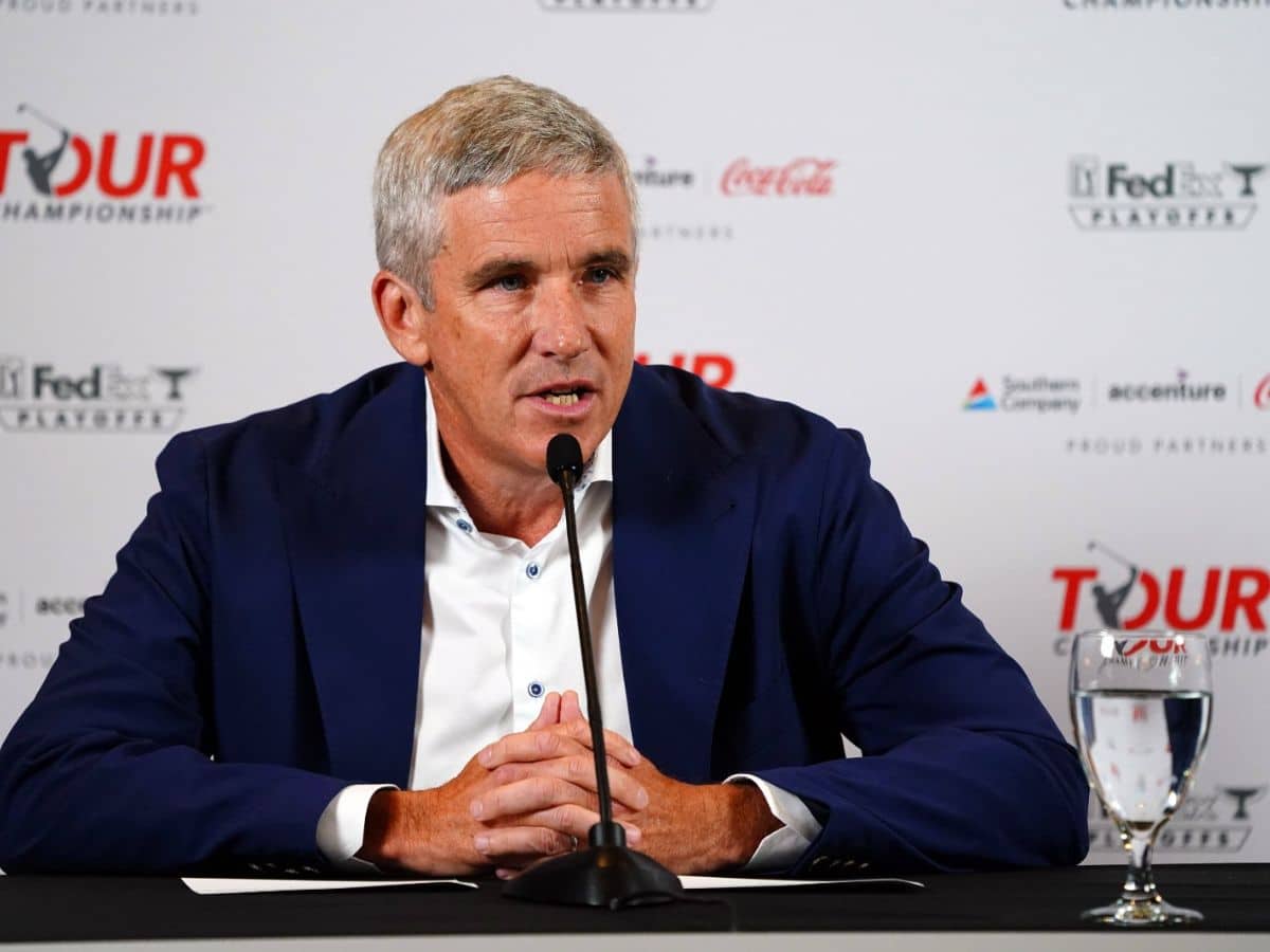 WATCH: PGA Tour Commissioner Jay Monahan gets HEAVILY booed by fans at East Lake during Tour Championship trophy presentation