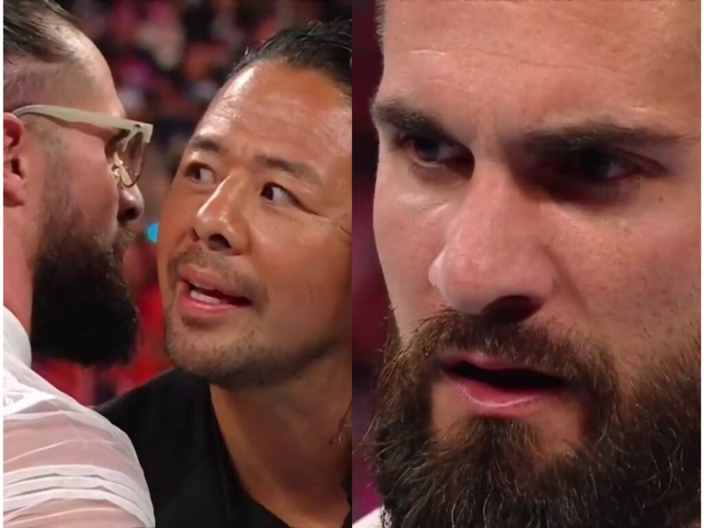 Seth Rollins and Shinsuke Nakamura 