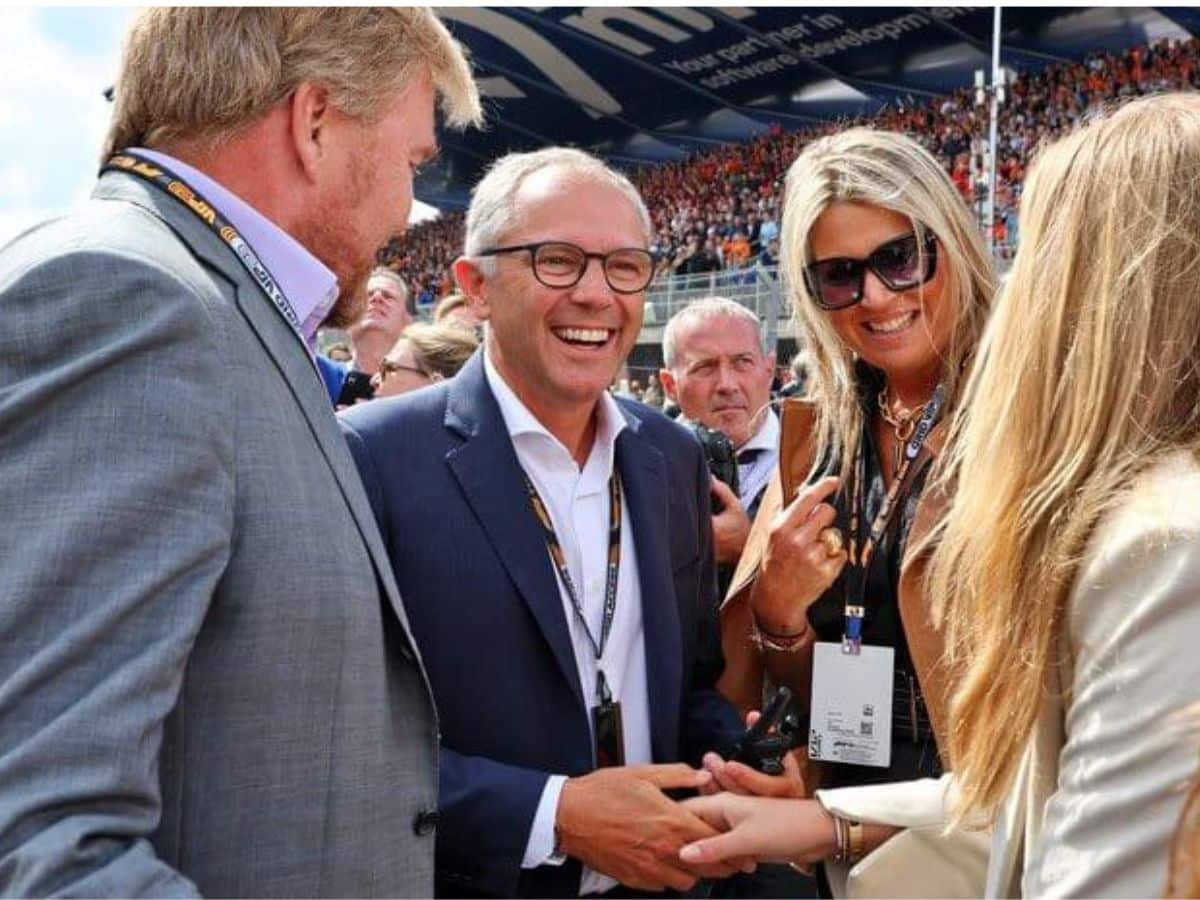 The Royal Family of Netherlands meets with F1 CEO, Stefano Domenicali