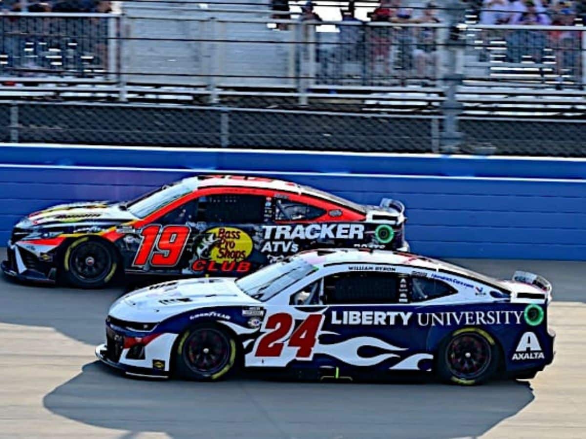 William Byron and Martin Truex Jr.