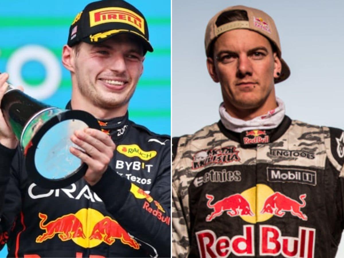 “He should retire from F1 to go to Rally Cross” – Fans react to Max Verstappen taking lessons from ‘Mad Mike’ on how to drift