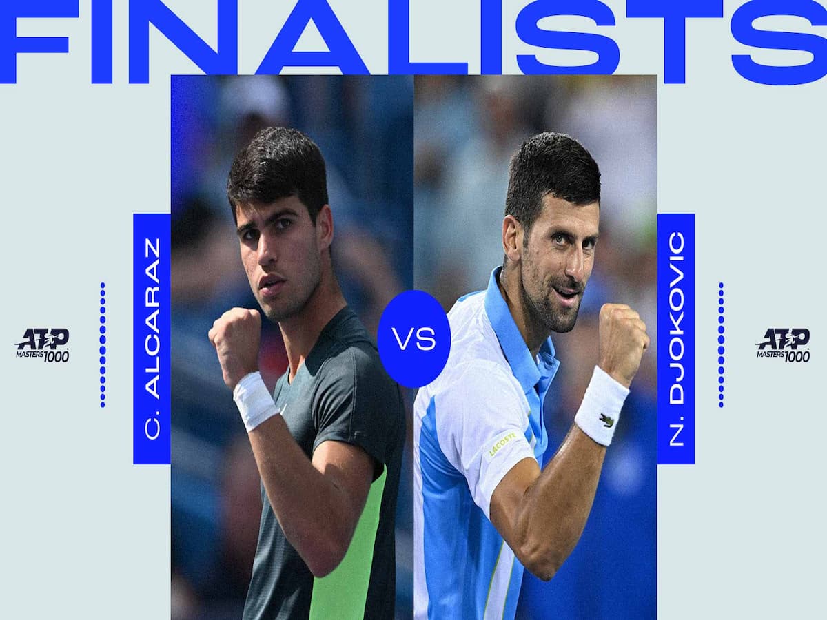 alcaraz djokovic cincinnati 2023 graphic 1