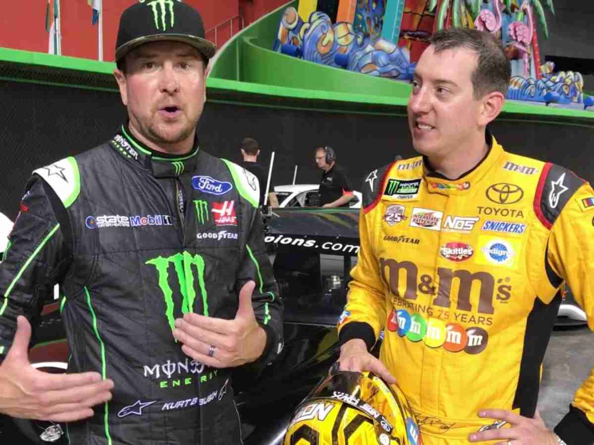 Kurt Busch and Kyle Busch