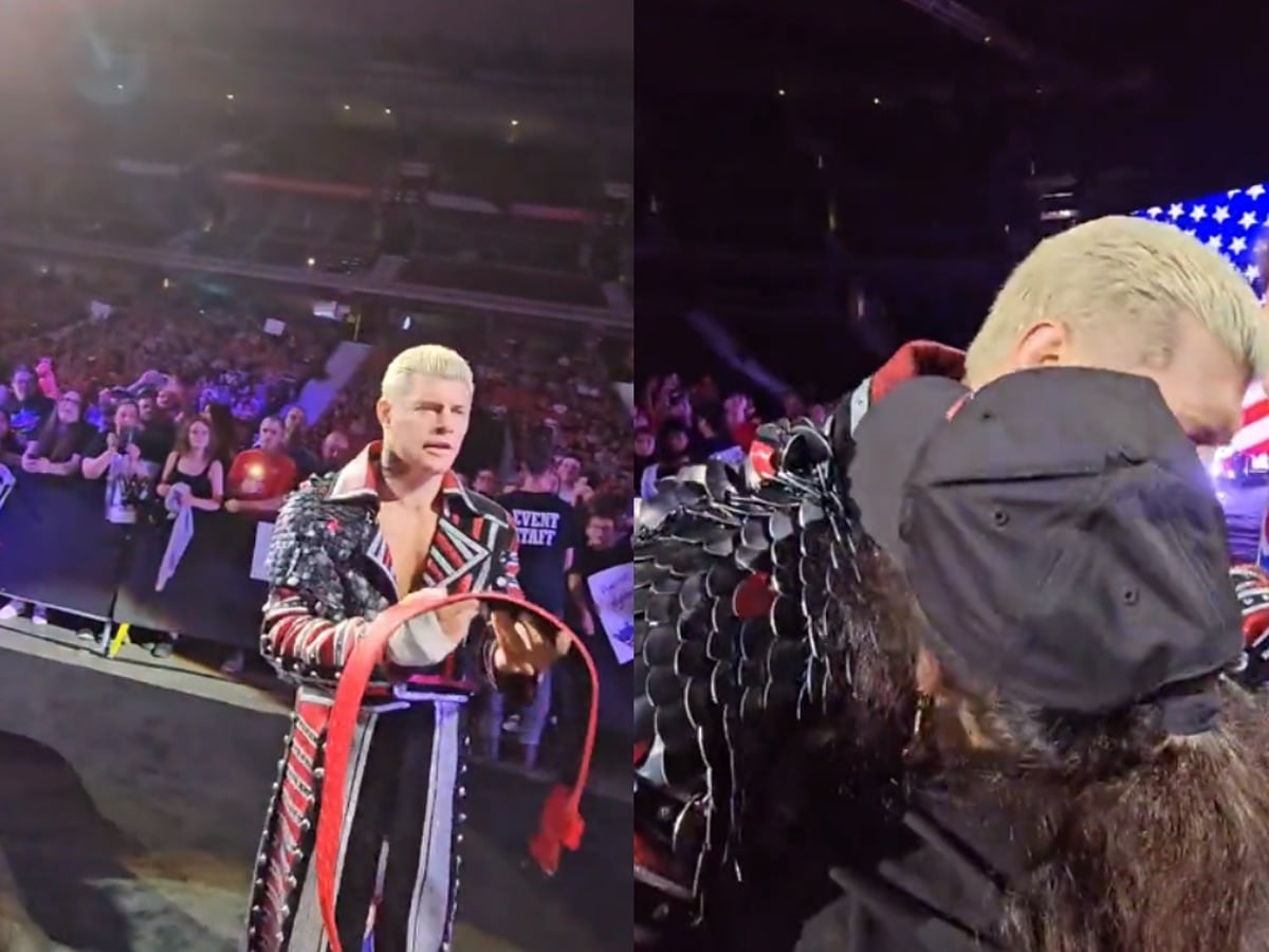 WATCH: How Cody Rhodes made a young girl’s dream come true during WWE Live Event 