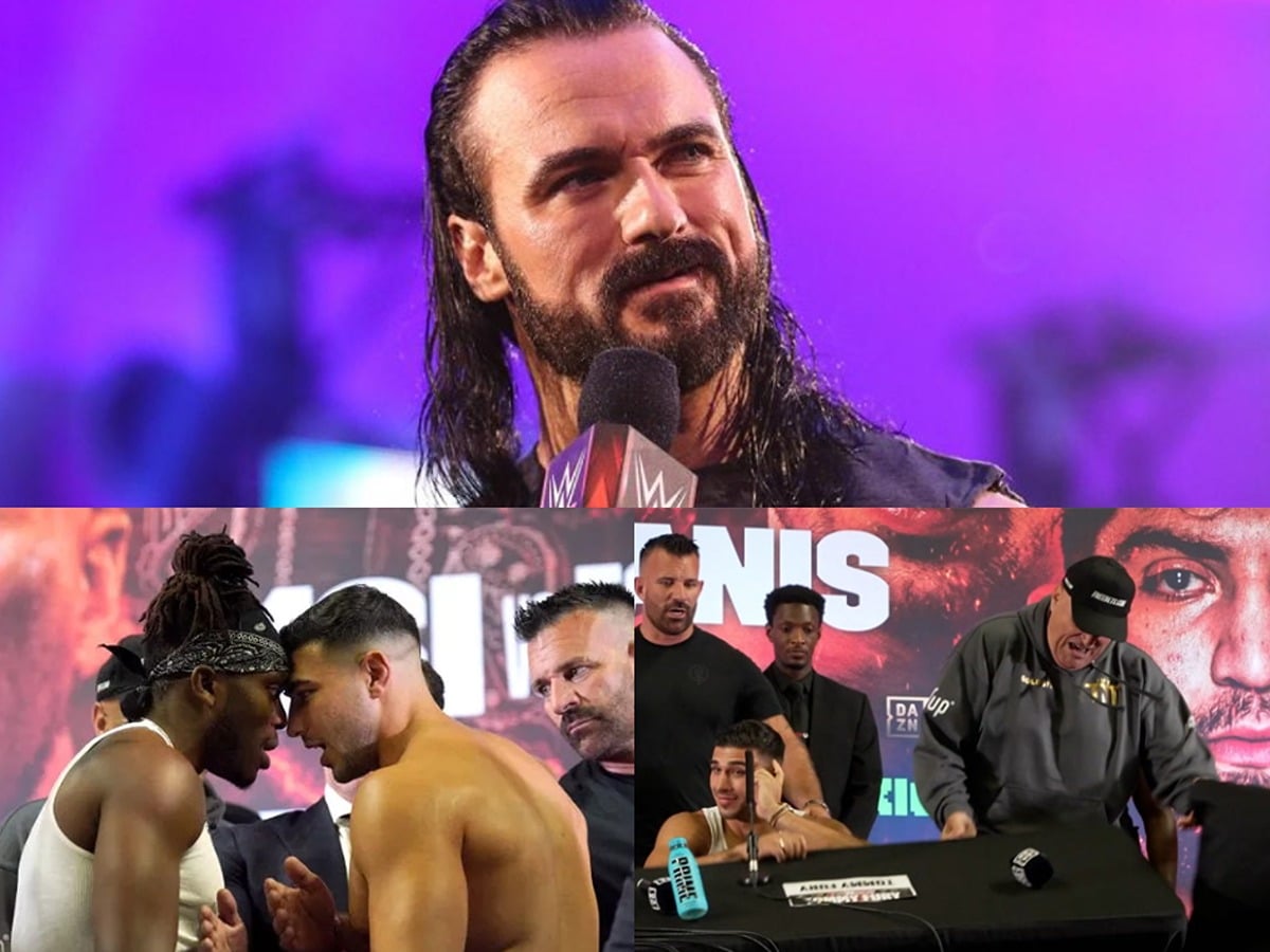 Drew McIntyre compares John Fury losing it and smashing KSI vs Tommy Fury and Logan Paul vs Dillon Danis press conference to WWE