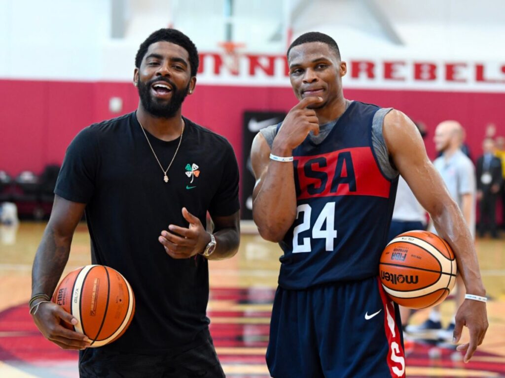 Kyrie Irving and Russell Westbrook