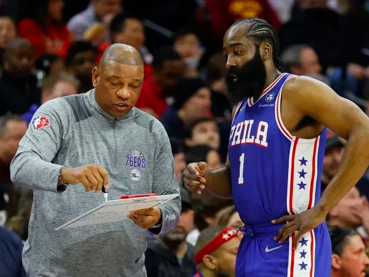 "Gonna absolutely murder it" - Kevin Garnett makes HUGE prediction about former Clippers and 76ers HC Doc Rivers in new job 1 Doc Rivers and James Harden