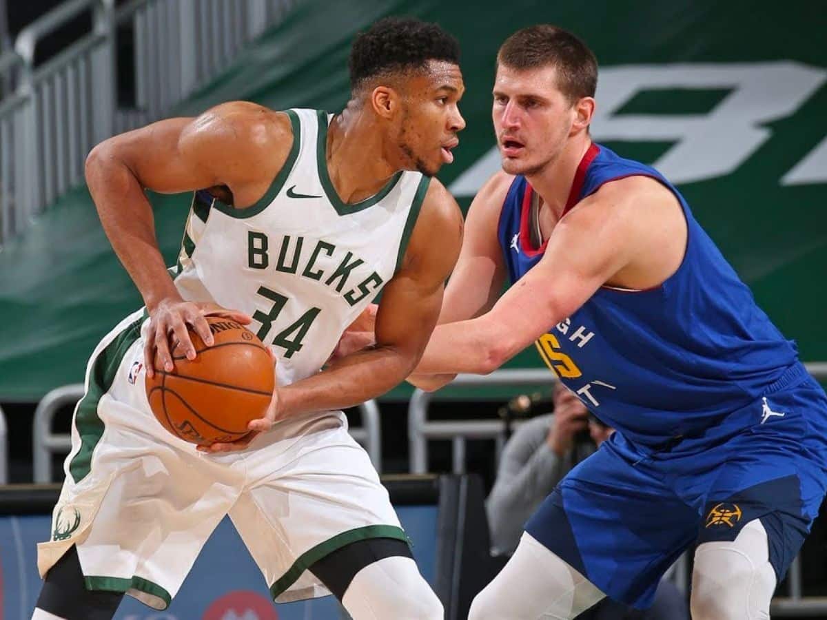 Giannis Antetokounmpo and Nikola Jokic