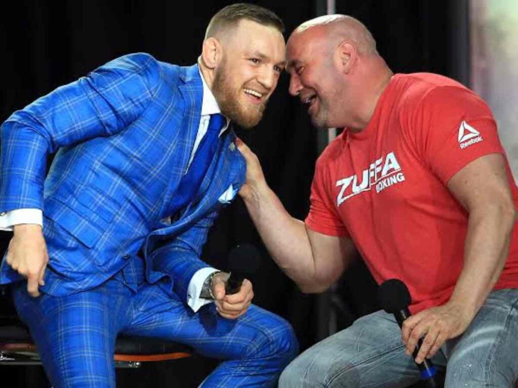 Dana White and Conor McGregor