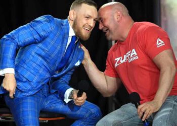 Dana White and Conor McGregor