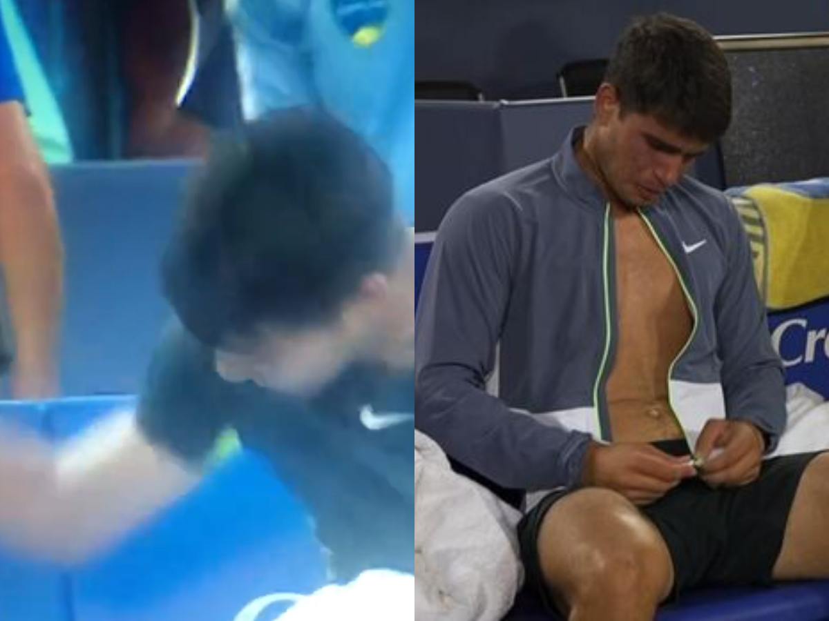 “He is still not breaking racquets” – Novak Djokovic’s fans bashed for trying to play the victim card for Nole following Carlos Alcaraz’s outburst in the Cincinnati finals