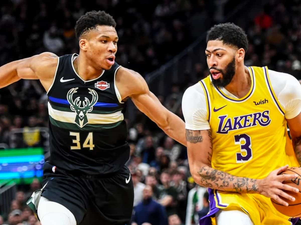 “Can they hoop?” – Giannis Antetokounmpo pokes fun at Anthony Davis’ tax bill after RECORD-BREAKING contract, cracks hilarious dad joke