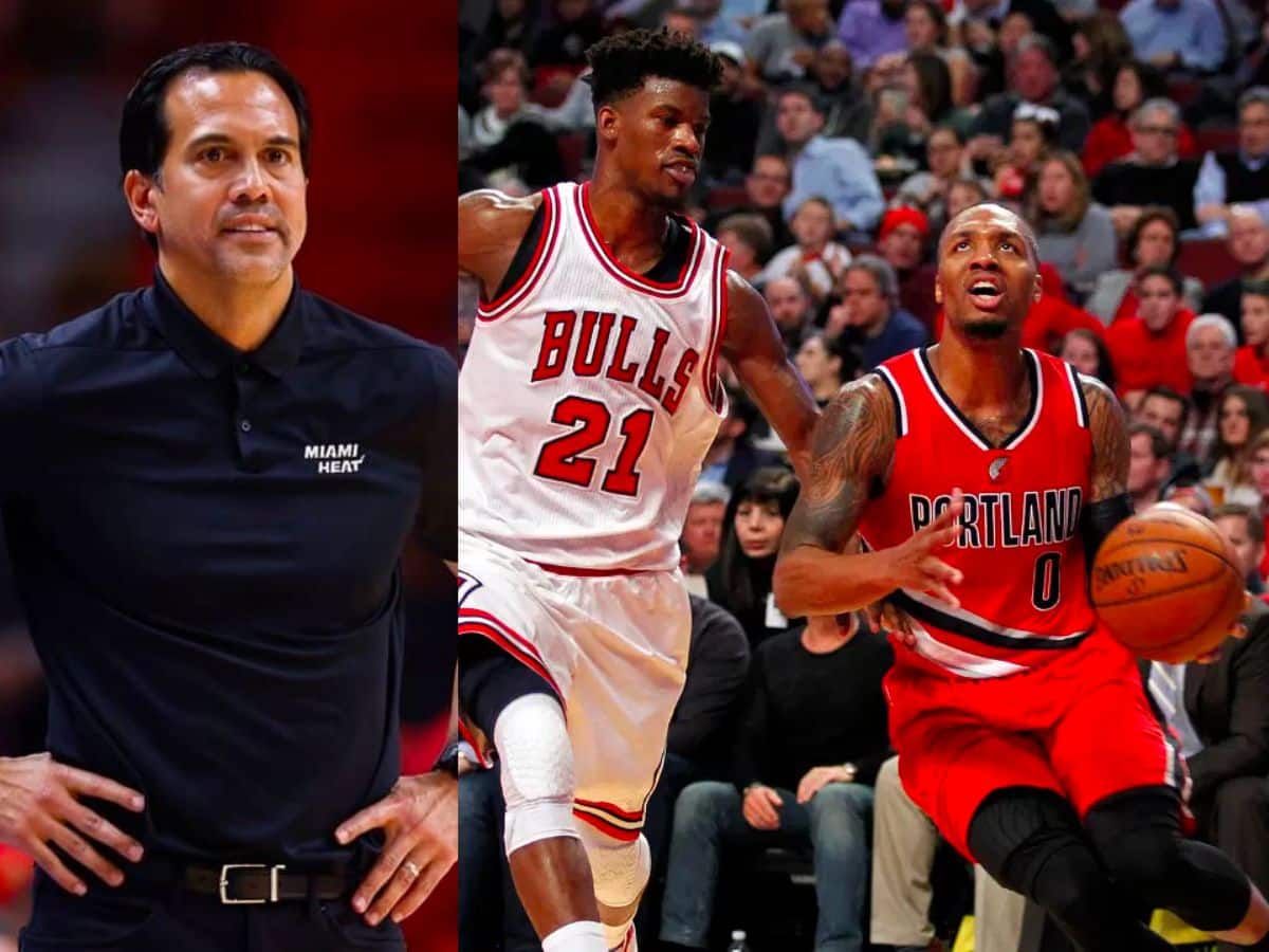 Erik Spoelstra NEGLECTS Damian Lillard from Heat’s future plans, claims existing Jimmy Butler and co. a “luxury”